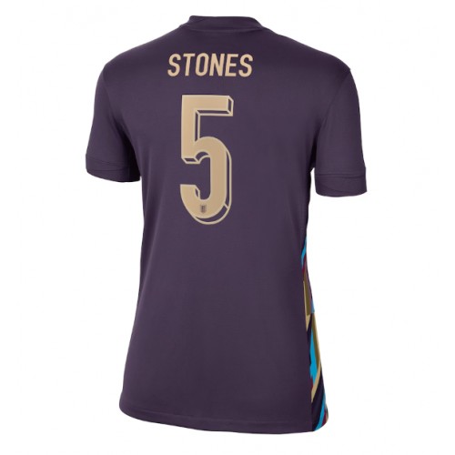 Dámy Fotbalový dres Anglie John Stones #5 ME 2024 Venkovní Krátký Rukáv